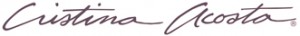 Cristina Acosta Signature logo WP